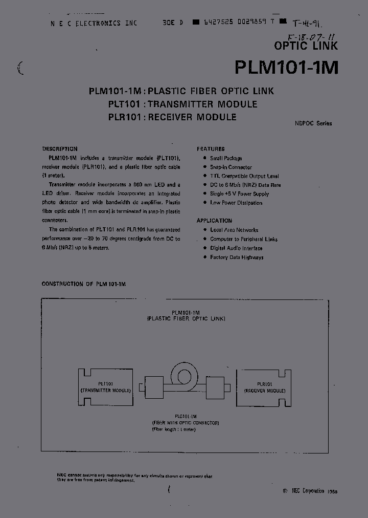 PLT101_237402.PDF Datasheet