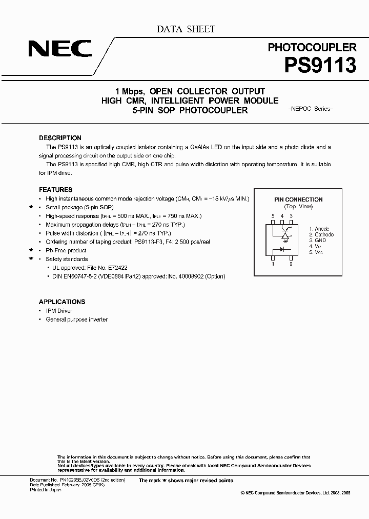 PS9113_252666.PDF Datasheet