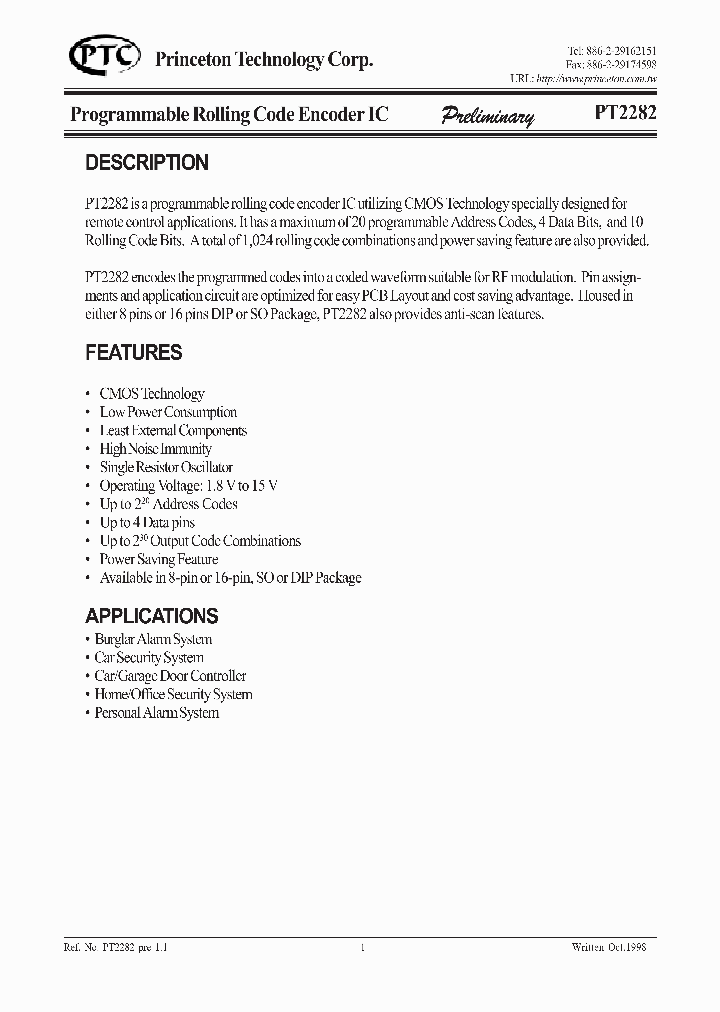 PT2282_181900.PDF Datasheet