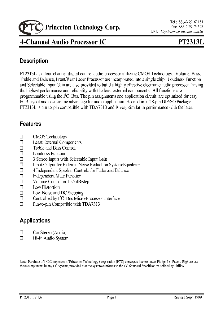 PT2313L-D_223537.PDF Datasheet