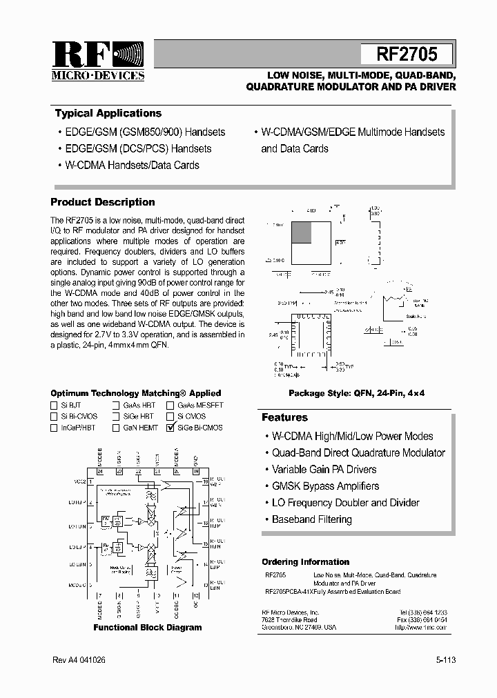 RF2705_237495.PDF Datasheet