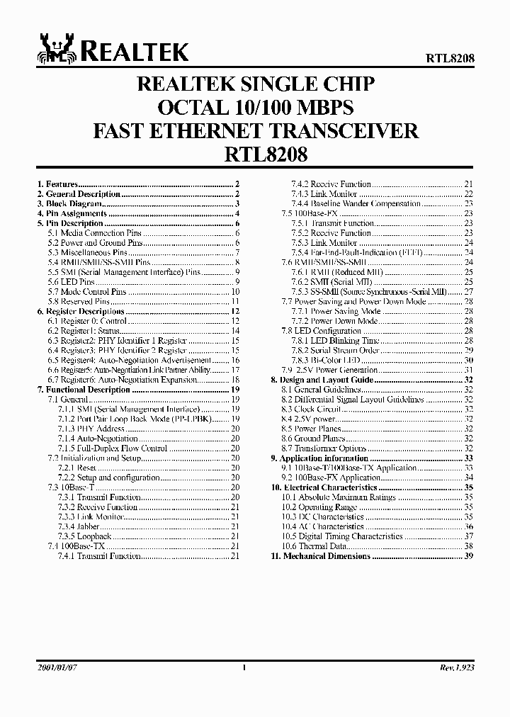 RTL8208_248608.PDF Datasheet