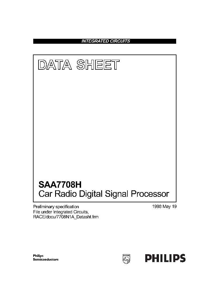 SAA7708H_262091.PDF Datasheet
