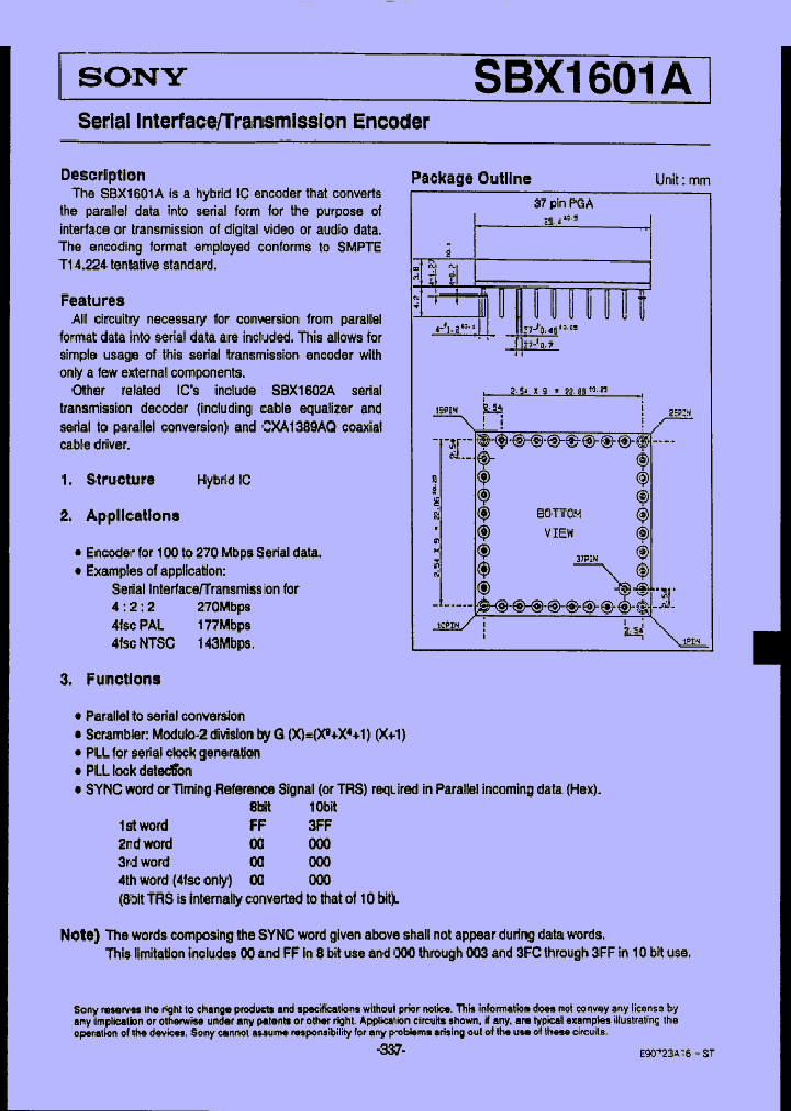 SBX1601A_223543.PDF Datasheet