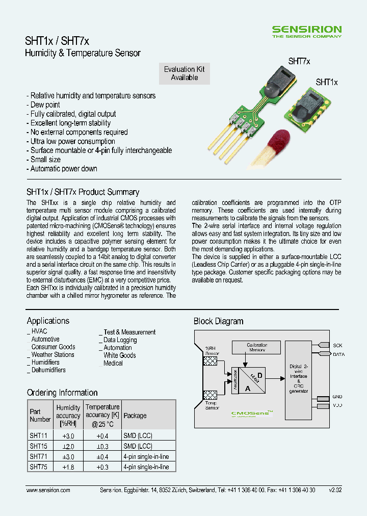 SHT71_186324.PDF Datasheet