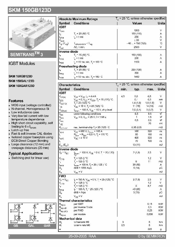 SKM150GB123D_220367.PDF Datasheet