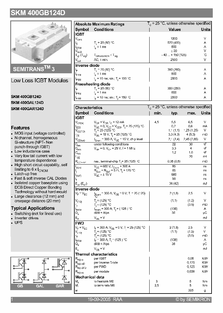SKM400GAL124D_228158.PDF Datasheet