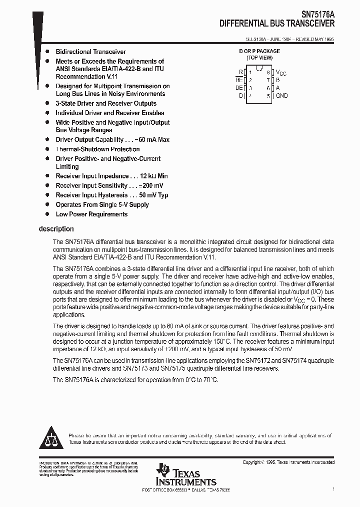 SN75176_266738.PDF Datasheet