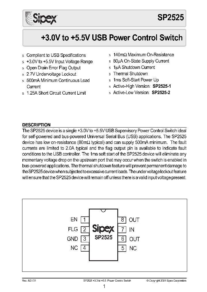 SP2525_235284.PDF Datasheet