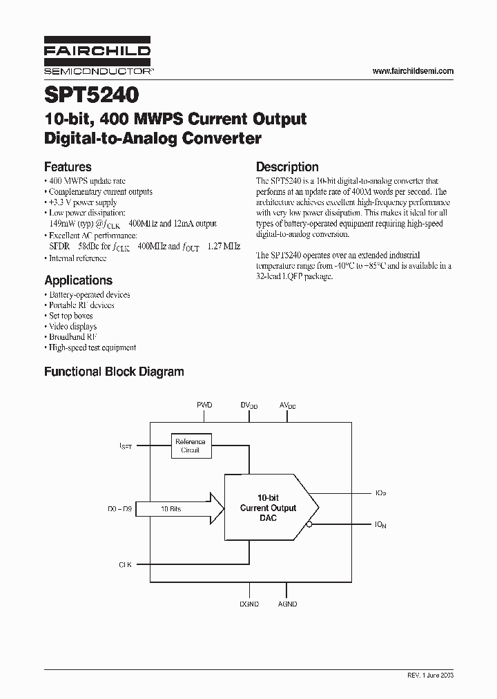 SPT5240_228724.PDF Datasheet