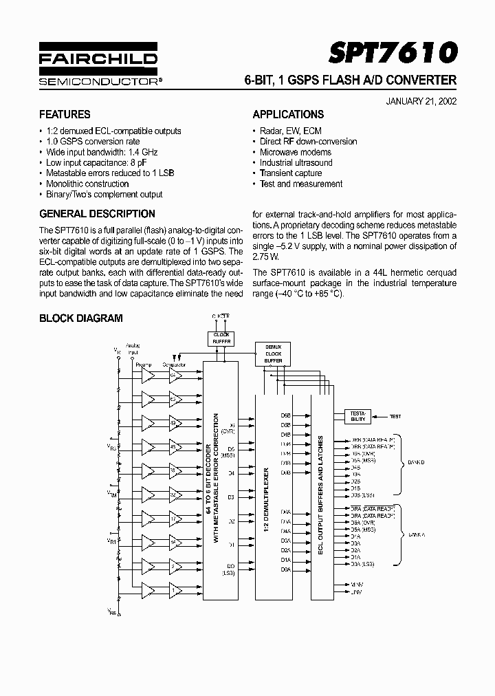 SPT7610_232780.PDF Datasheet