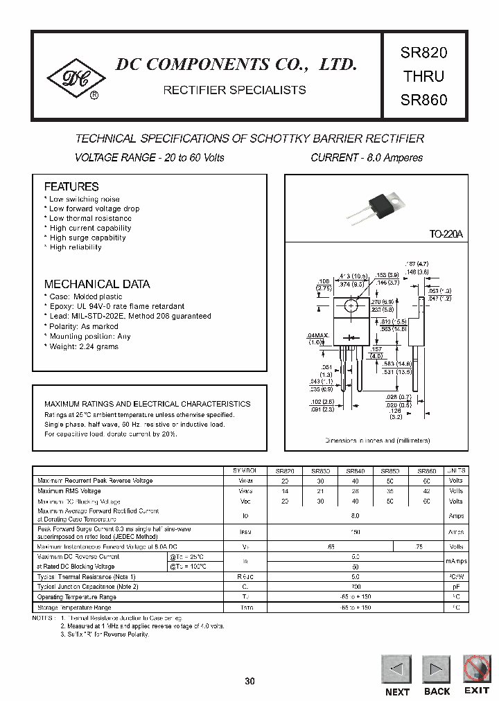SR820_266799.PDF Datasheet