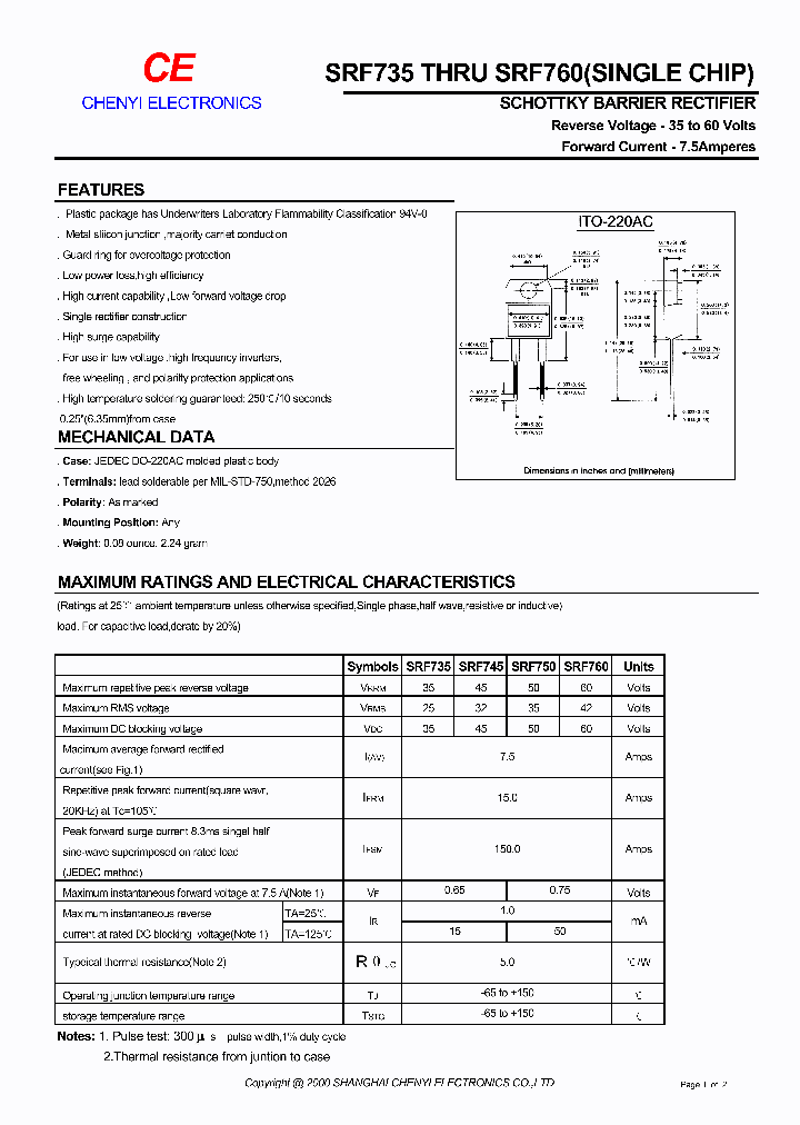 SRF735_229598.PDF Datasheet