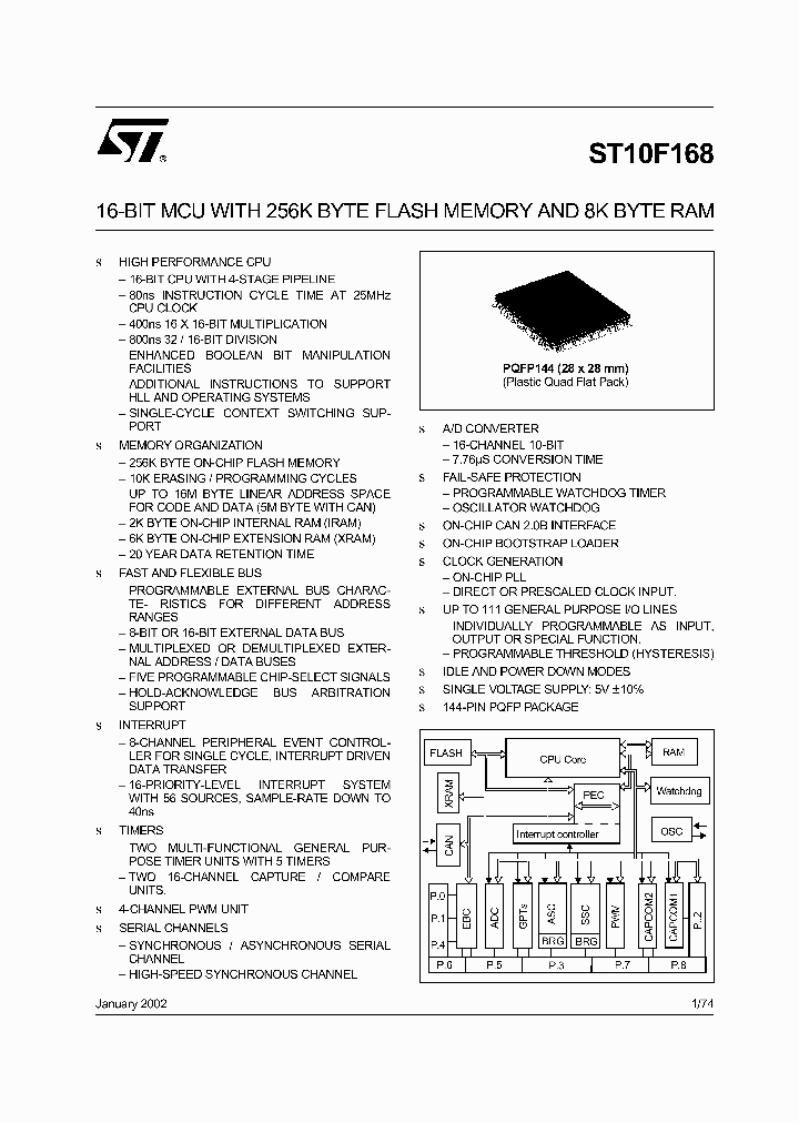 ST10F268_237120.PDF Datasheet