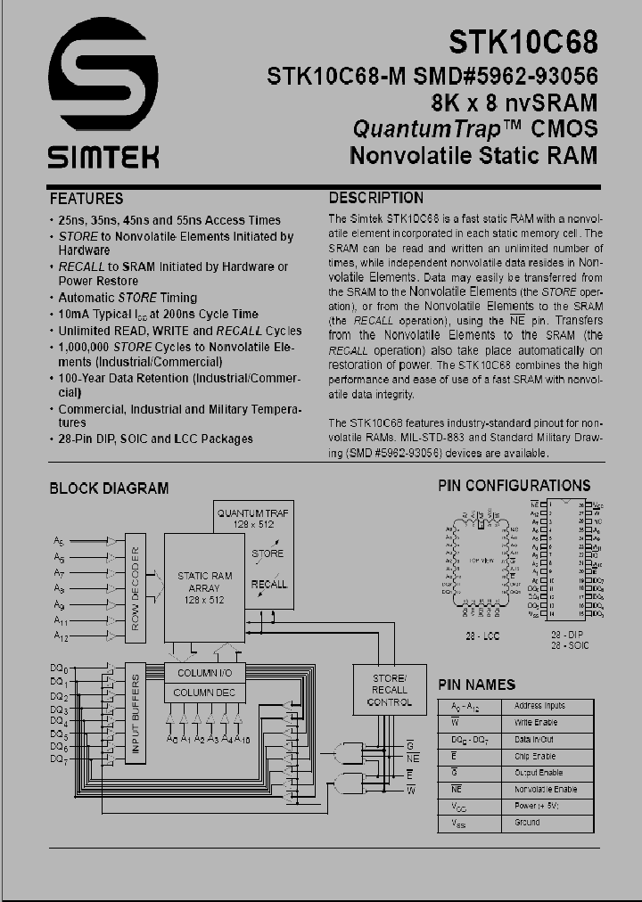 STK10C68-P45_238711.PDF Datasheet