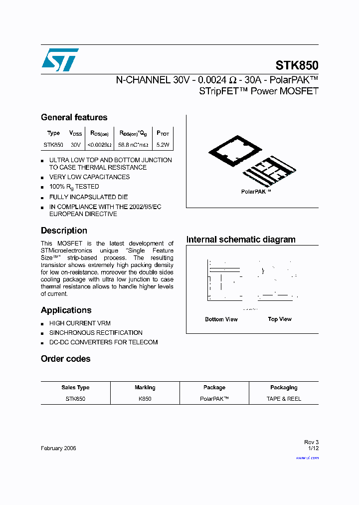 STK850_261281.PDF Datasheet