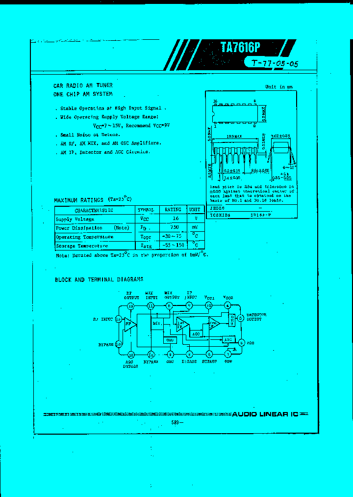 TA7616P_240684.PDF Datasheet