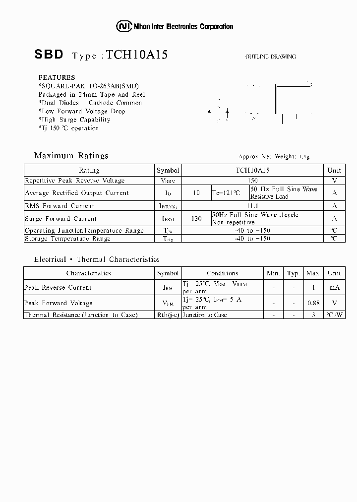 TCH10A15_232657.PDF Datasheet