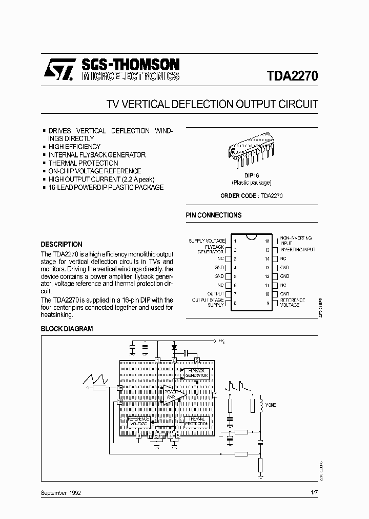 TDA2270_245630.PDF Datasheet