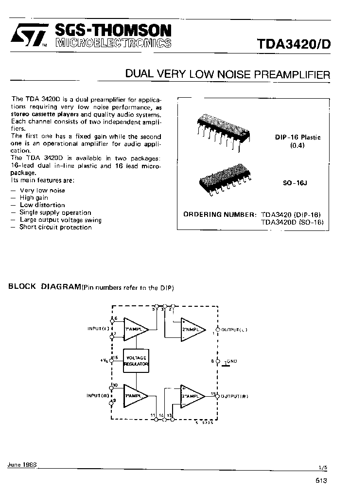 TDA3420_239058.PDF Datasheet
