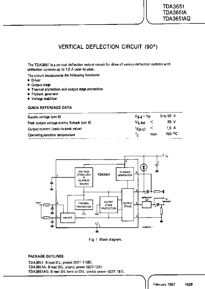 TDA3651_218219.PDF Datasheet