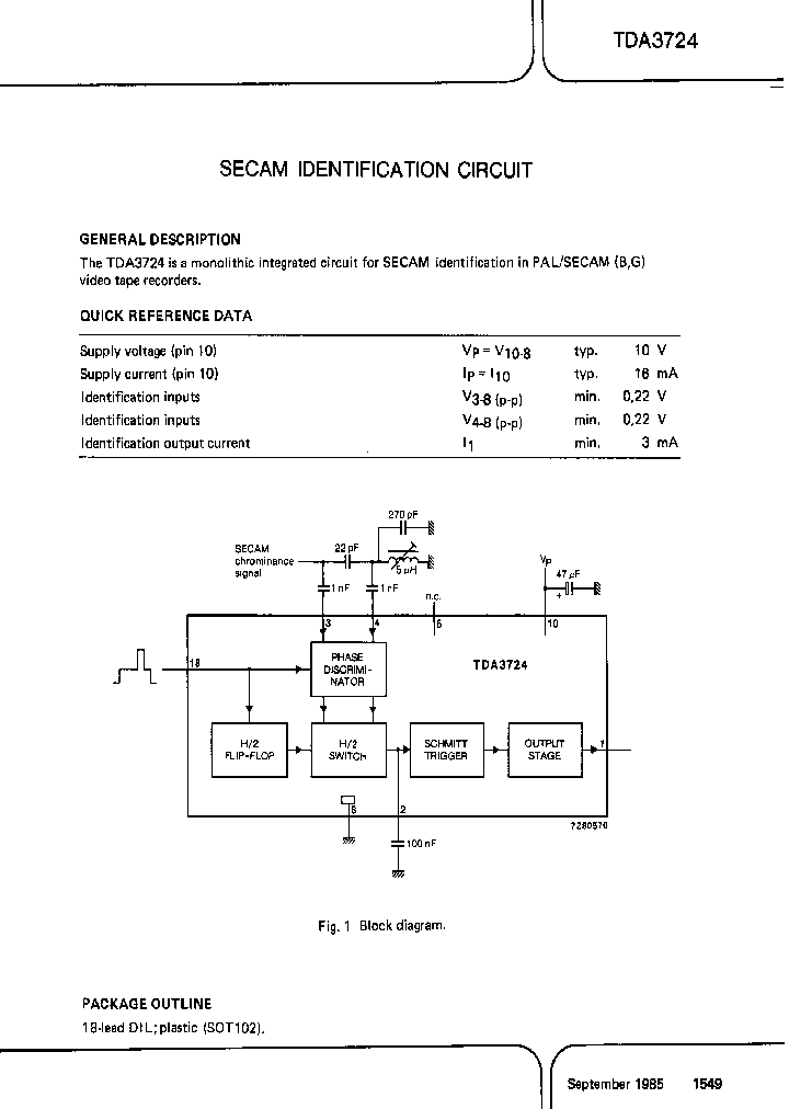 TDA3724_230475.PDF Datasheet