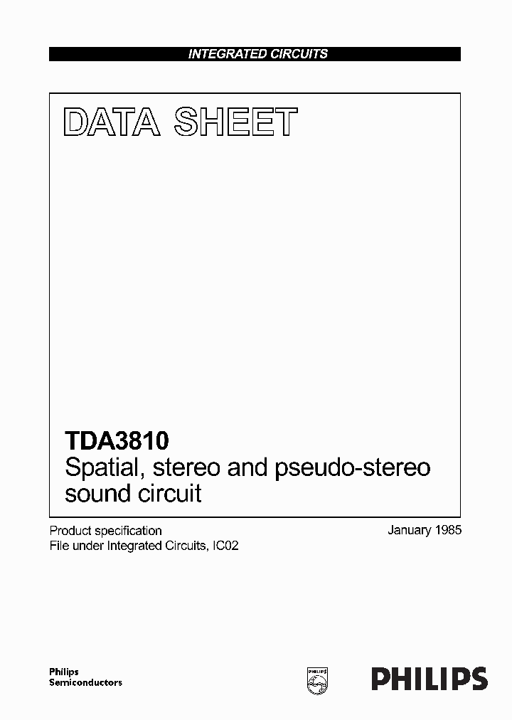 TDA3810_221796.PDF Datasheet