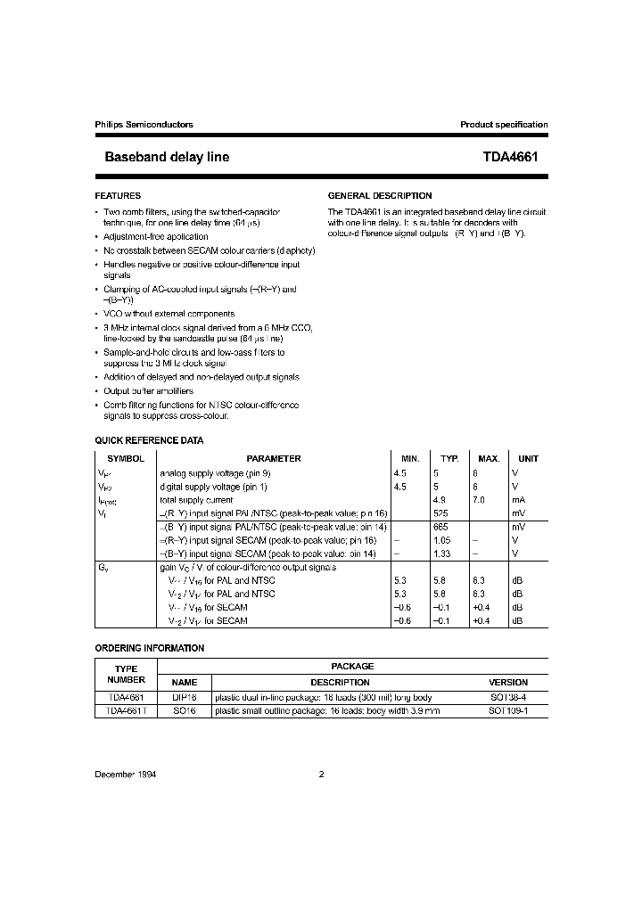TDA4661_252324.PDF Datasheet