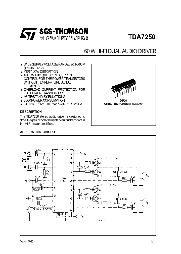 TDA7250_267714.PDF Datasheet
