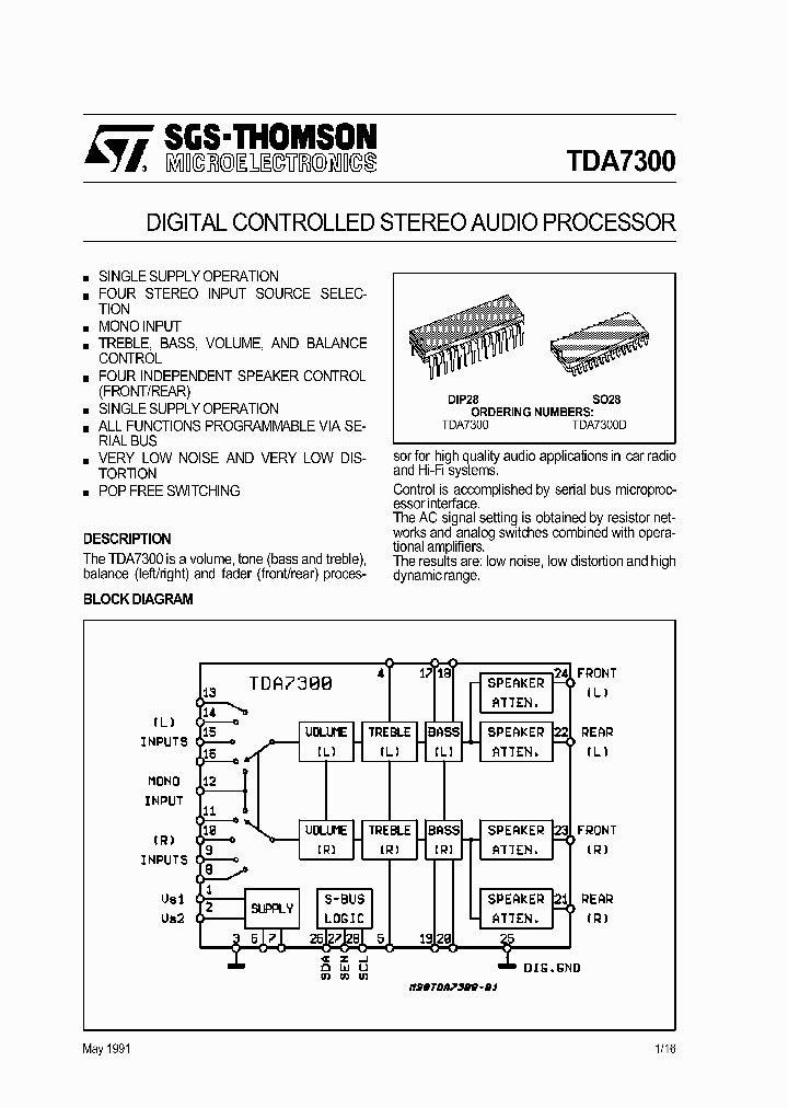TDA7300_236048.PDF Datasheet
