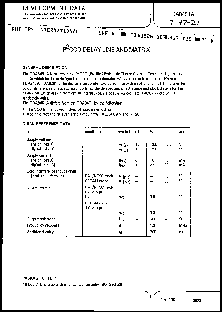 TDA8451A_220383.PDF Datasheet