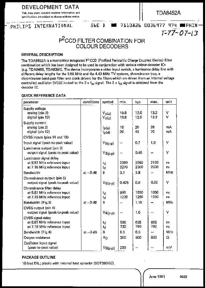 TDA8452A_237764.PDF Datasheet