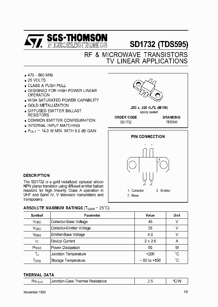 TDS595_237375.PDF Datasheet