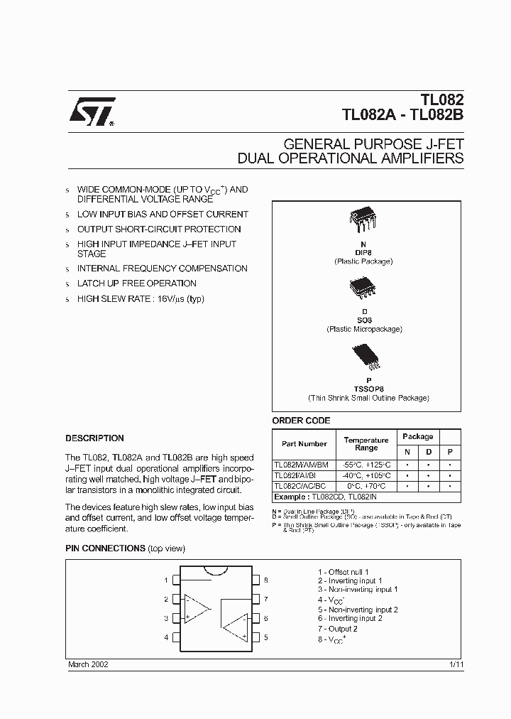 TL082_252994.PDF Datasheet
