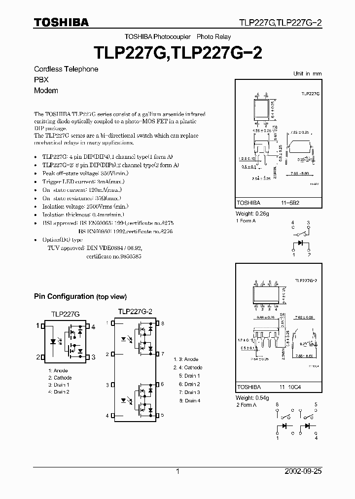 TLP227G-2_216877.PDF Datasheet