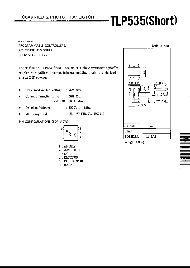 TLP552_232324.PDF Datasheet