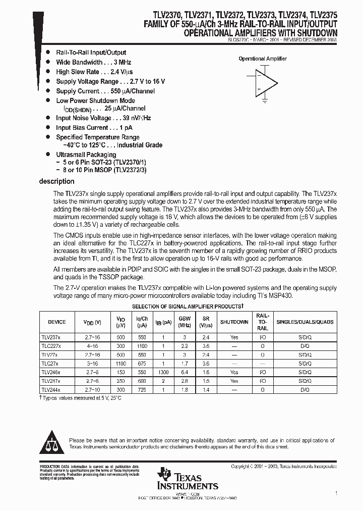 TLV2372IDGK_263694.PDF Datasheet