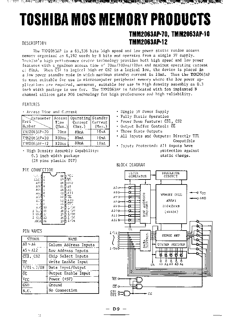 TMM2063AP-10_215575.PDF Datasheet