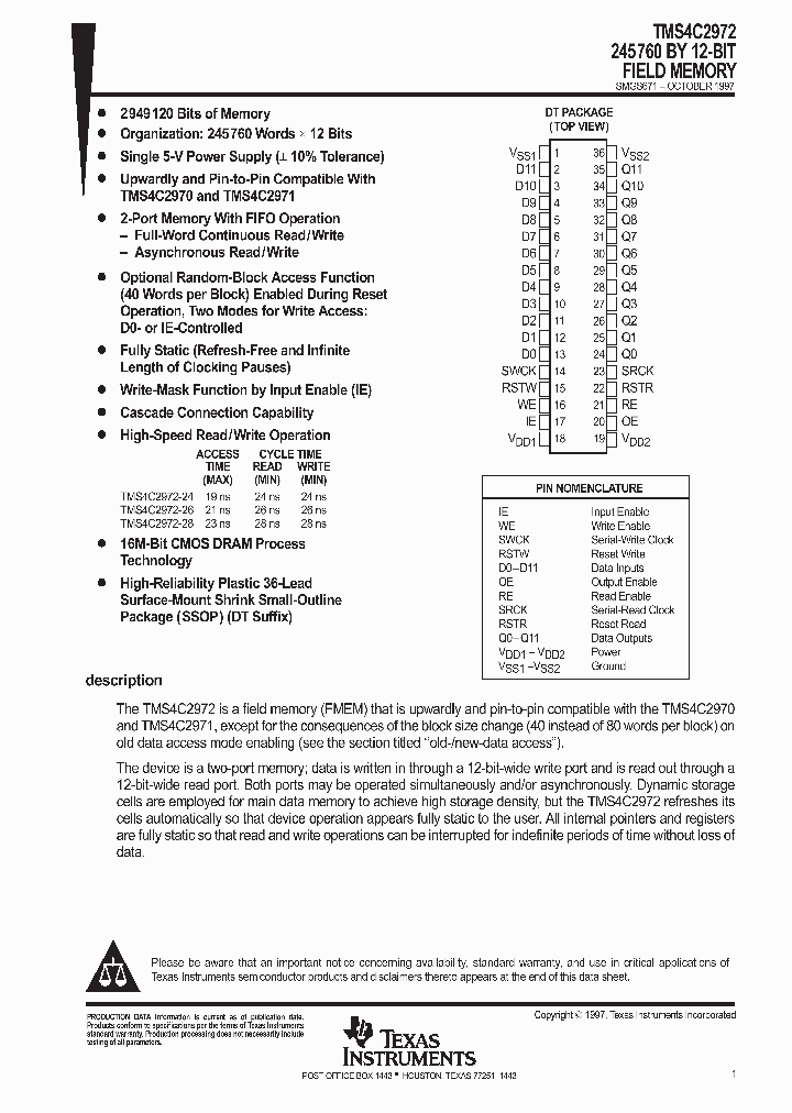 TMS4C2972_248286.PDF Datasheet