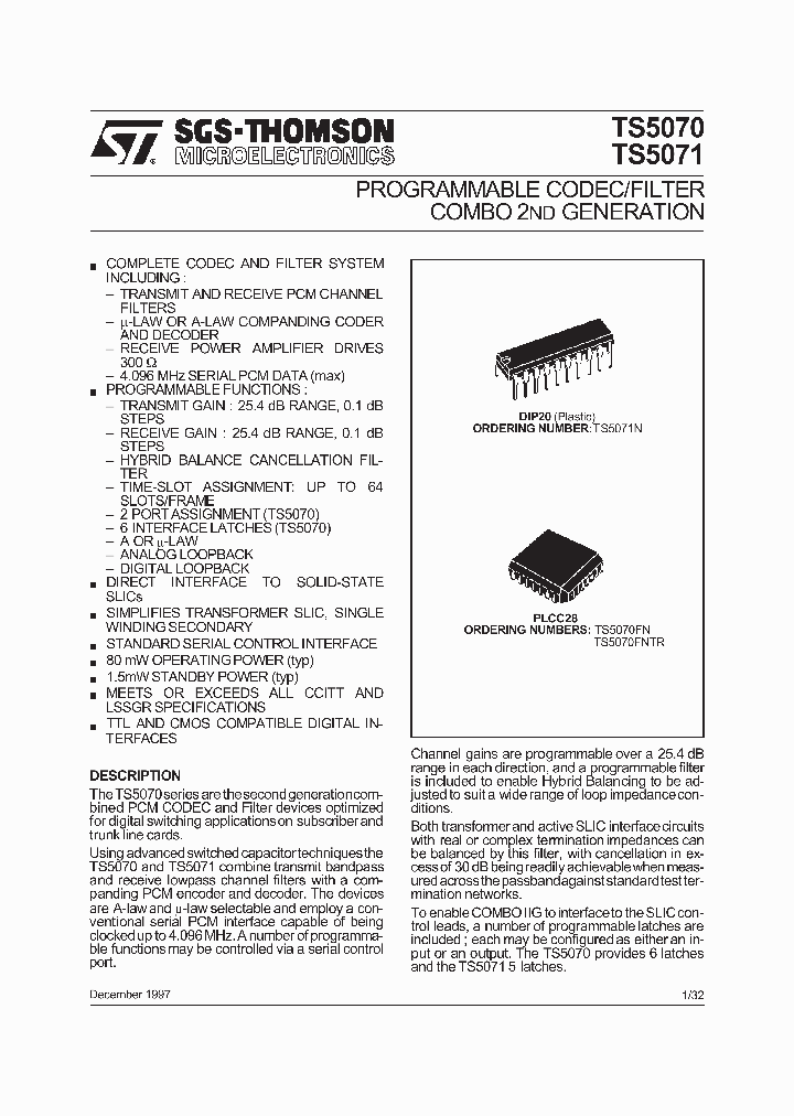 TSP5070FN_222597.PDF Datasheet