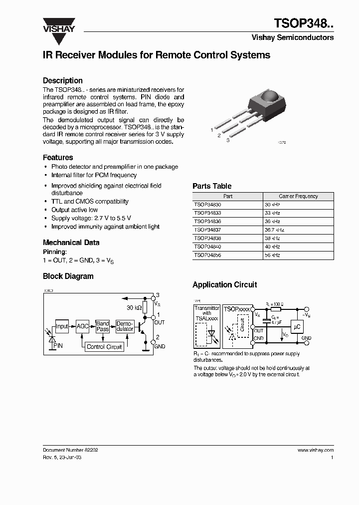 TSOP34838_215958.PDF Datasheet