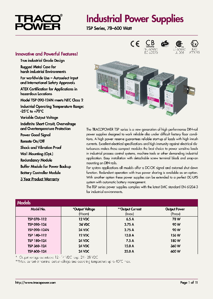 TSP600-124_220380.PDF Datasheet