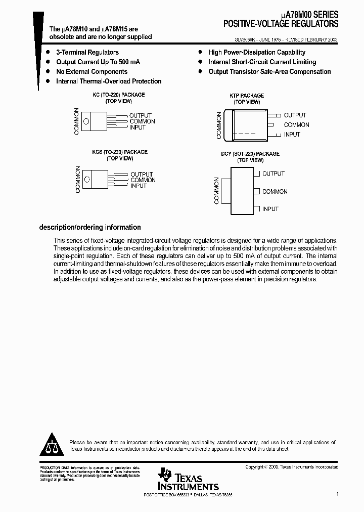 UA78M05_266289.PDF Datasheet