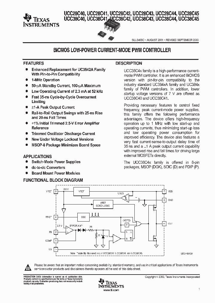 UCC28C42DGK_254263.PDF Datasheet
