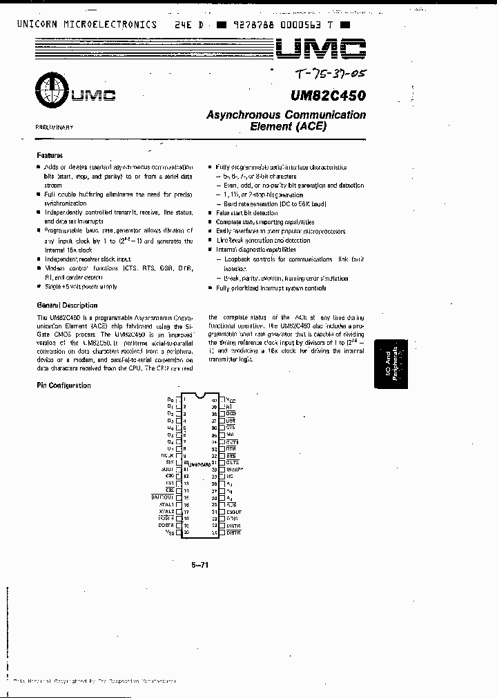 UM82C450_204197.PDF Datasheet
