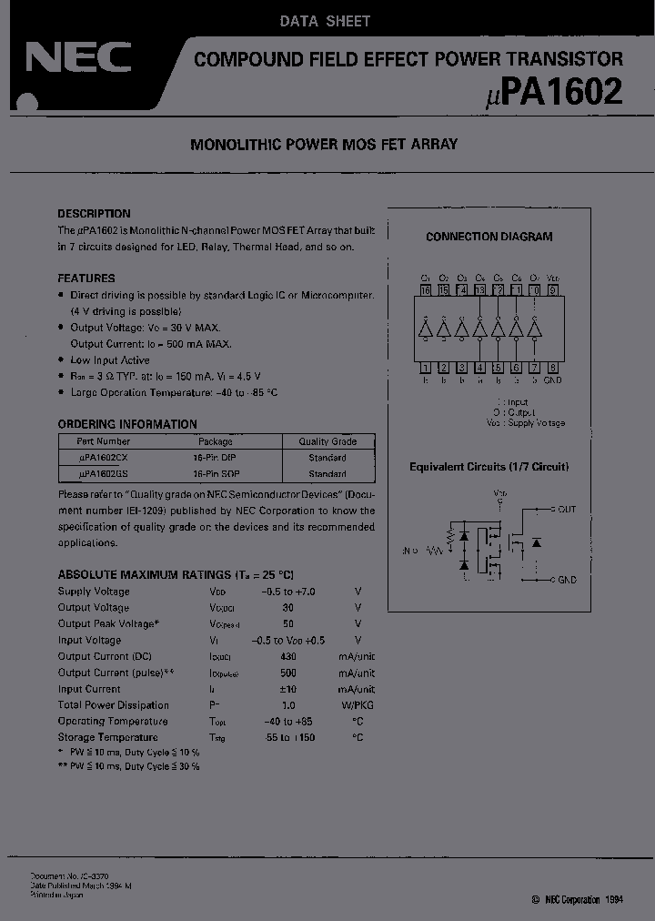 UPA1602_216695.PDF Datasheet