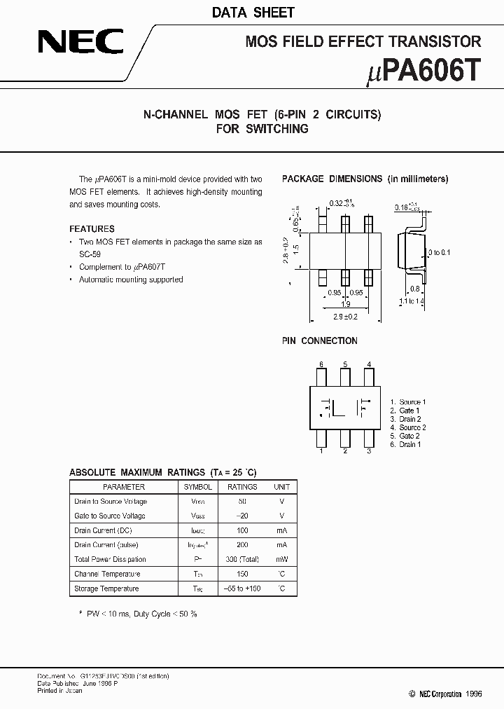 UPA606T_23330.PDF Datasheet