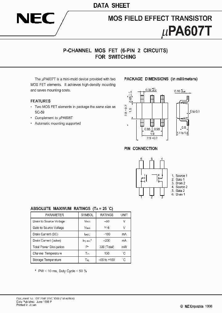 UPA607_23332.PDF Datasheet