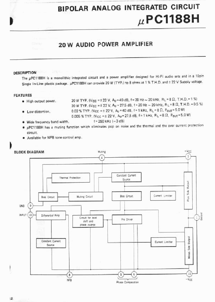 UPC1188H_239283.PDF Datasheet