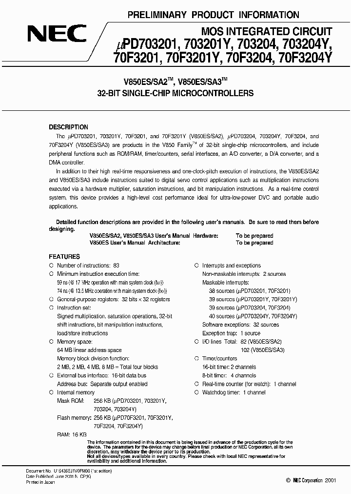 UPD70F3201_256404.PDF Datasheet